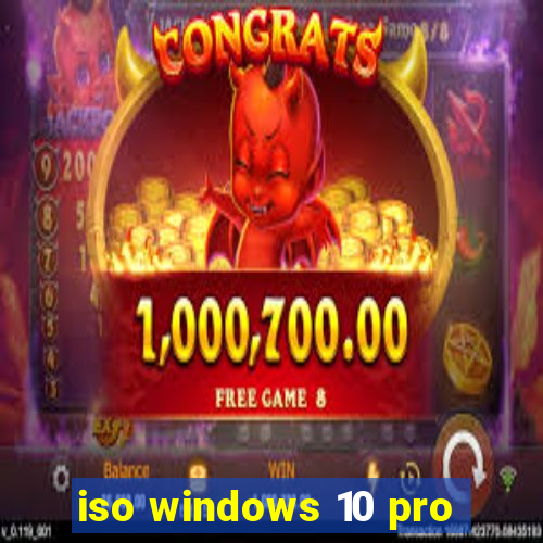 iso windows 10 pro