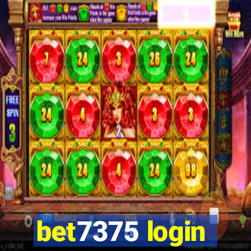 bet7375 login