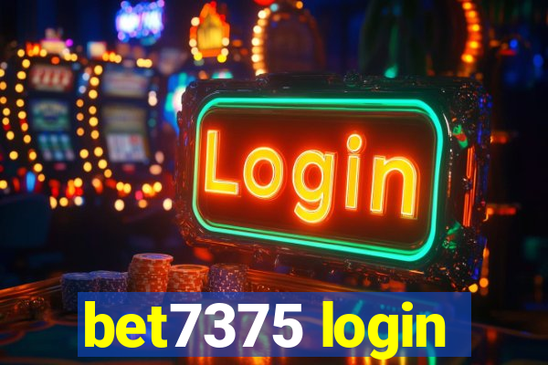 bet7375 login