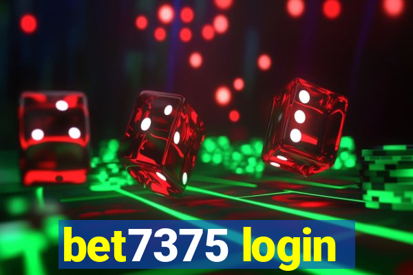 bet7375 login