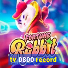 tv 0800 record