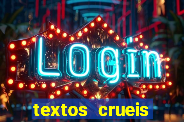 textos crueis demais pdf