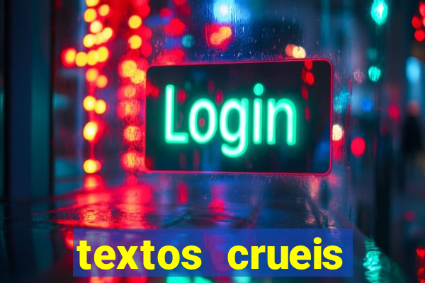 textos crueis demais pdf