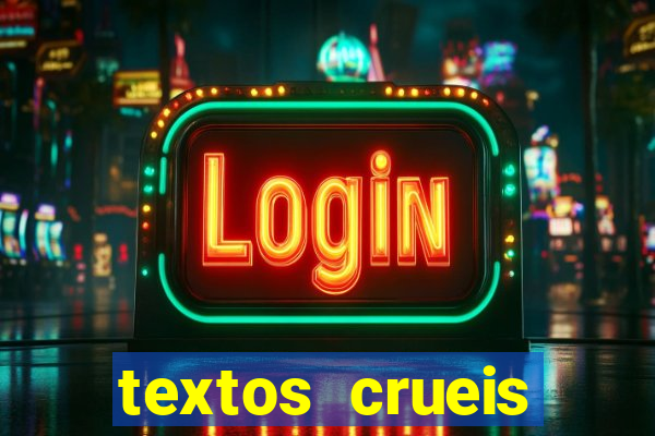 textos crueis demais pdf