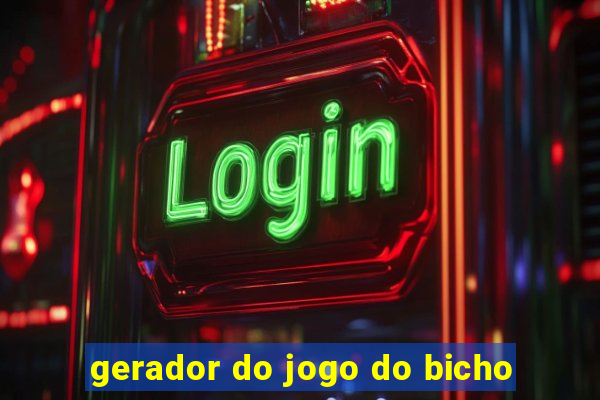 gerador do jogo do bicho