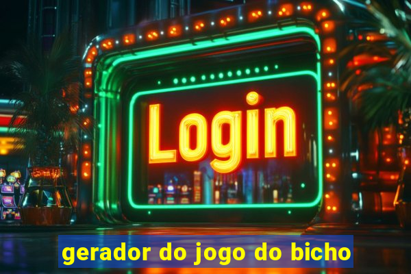 gerador do jogo do bicho