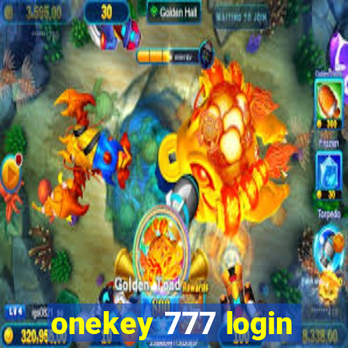 onekey 777 login