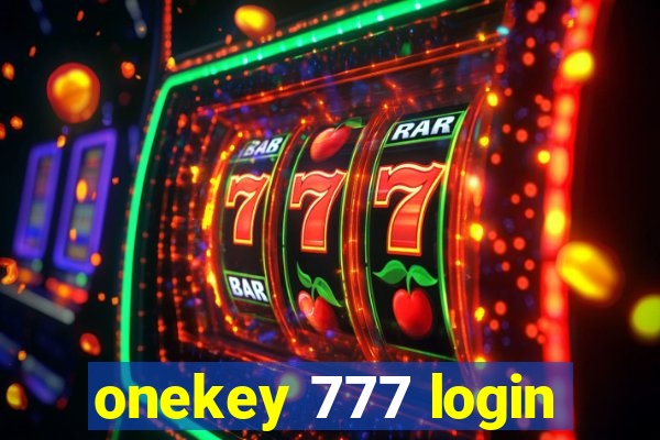 onekey 777 login