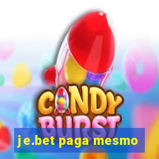 je.bet paga mesmo