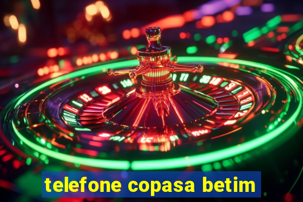 telefone copasa betim