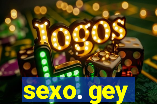 sexo. gey