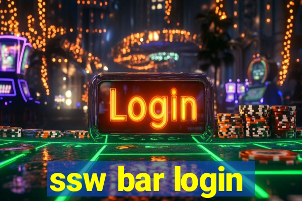 ssw bar login