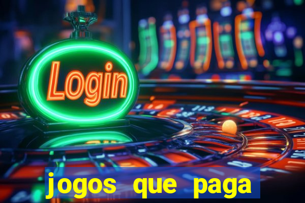 jogos que paga dinheiro de verdade no pix