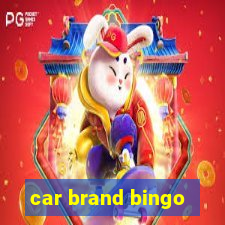 car brand bingo