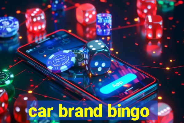 car brand bingo