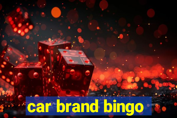 car brand bingo