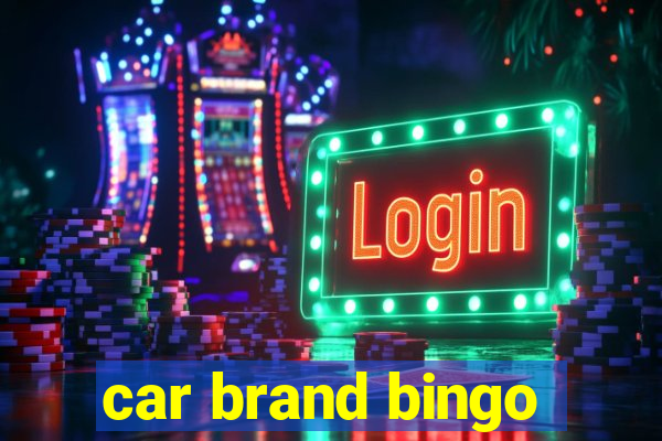 car brand bingo