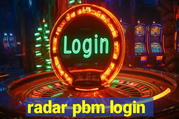 radar pbm login