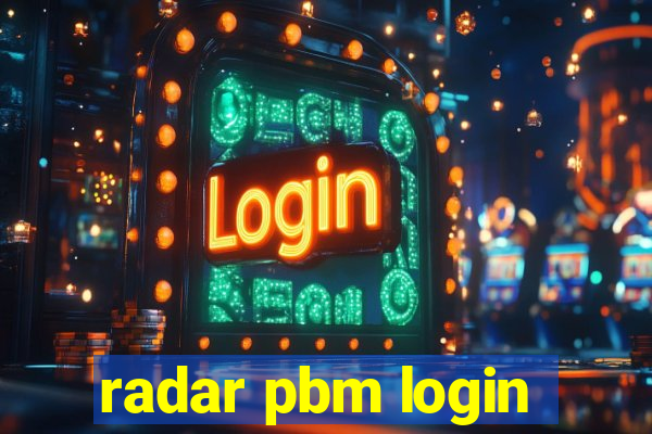 radar pbm login