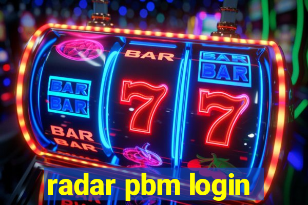 radar pbm login