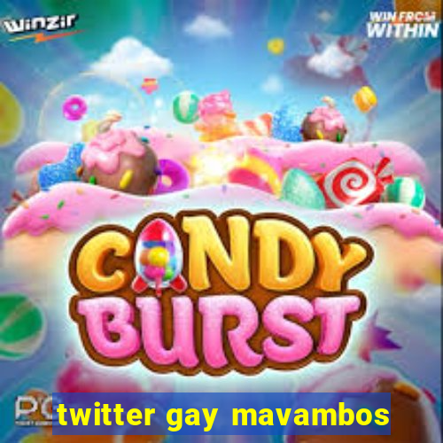 twitter gay mavambos