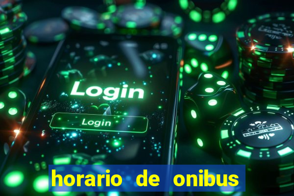 horario de onibus santos dumont x juiz de fora