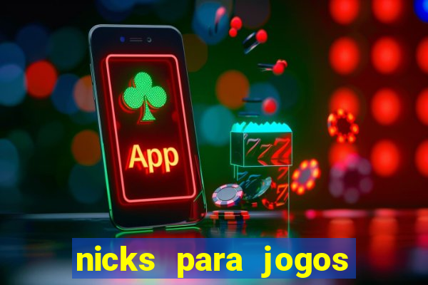 nicks para jogos de tiro