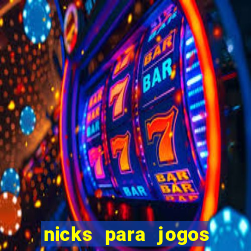 nicks para jogos de tiro