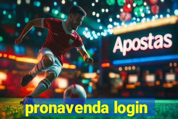 pronavenda login