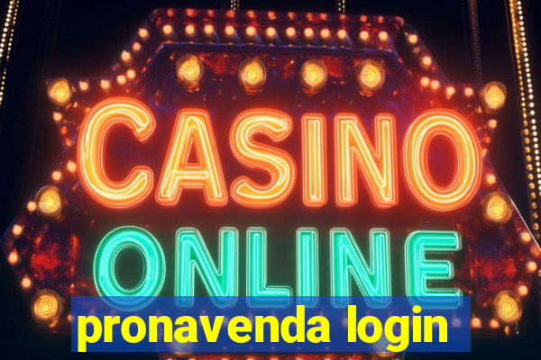 pronavenda login