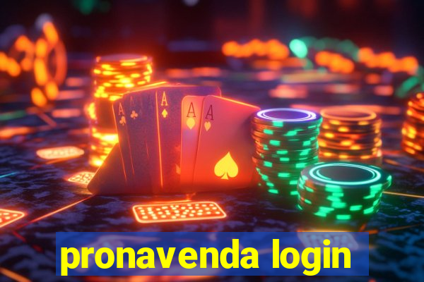 pronavenda login