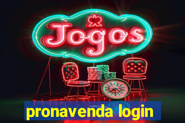 pronavenda login