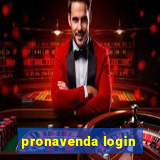 pronavenda login