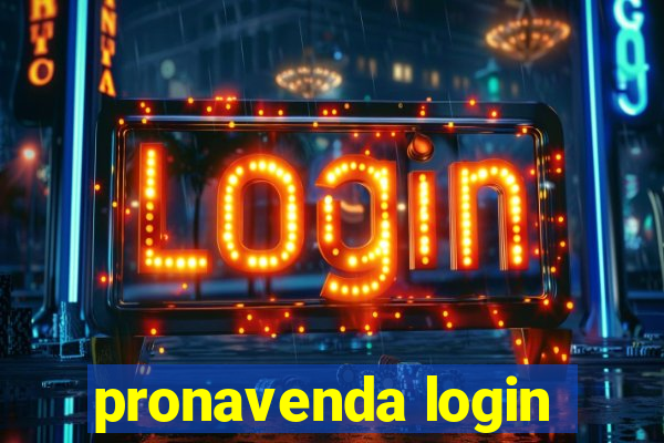 pronavenda login