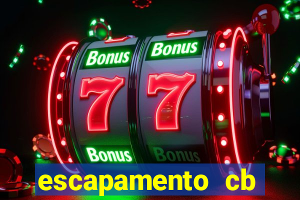 escapamento cb twister 250