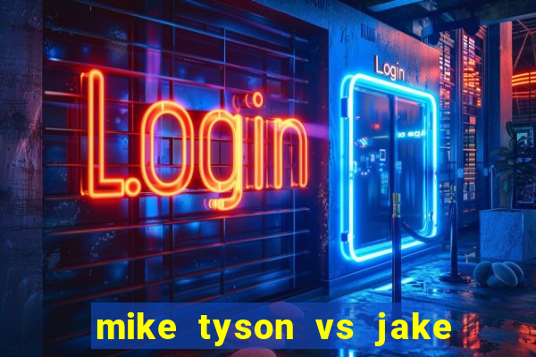 mike tyson vs jake paul assistir online