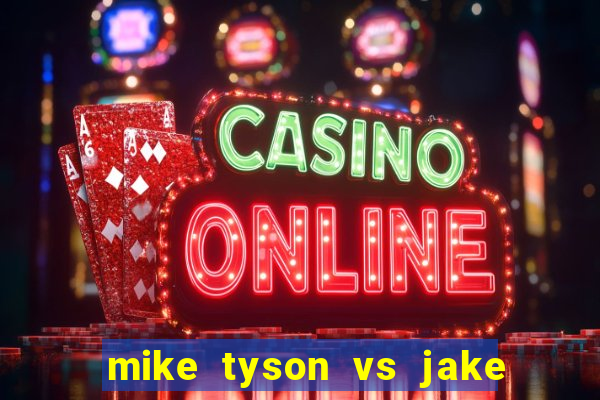 mike tyson vs jake paul assistir online