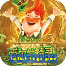 football bingo game - play now