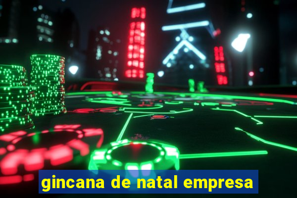 gincana de natal empresa