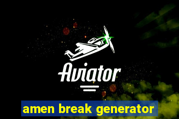 amen break generator