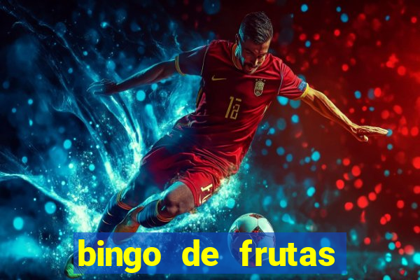 bingo de frutas para imprimir pdf