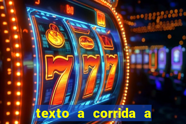 texto a corrida a lagarta lili