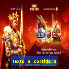 texto a corrida a lagarta lili