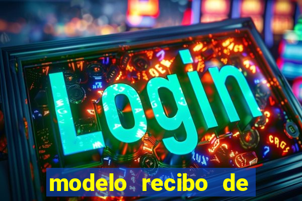 modelo recibo de pagamento autonomo