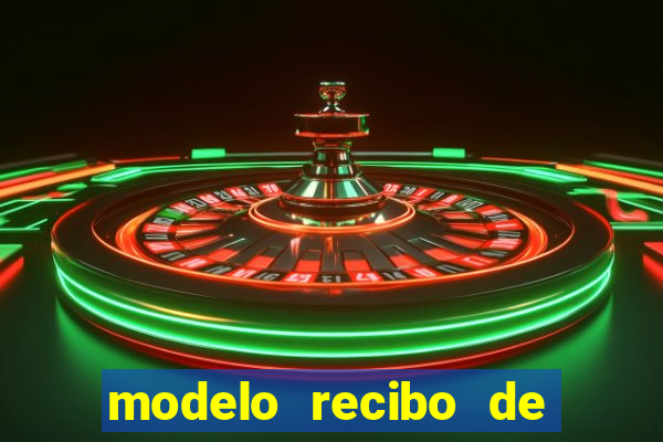 modelo recibo de pagamento autonomo