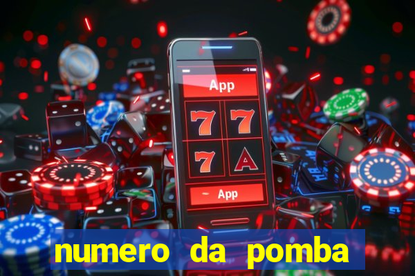 numero da pomba jogo do bicho