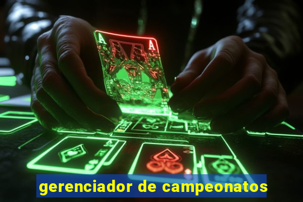 gerenciador de campeonatos