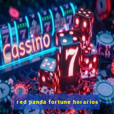 red panda fortune horarios