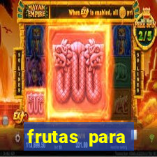 frutas para imprimir e recortar