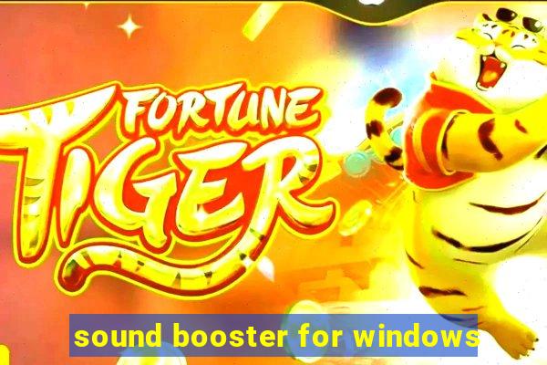 sound booster for windows